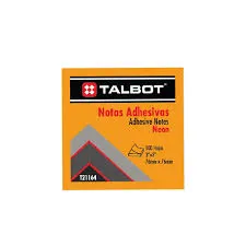 Notas Adhesivas 3x3 Neón Naranja TALBOT  100h