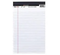 Libreta Ray. 5x8 Blanca TALBOT 50H