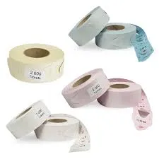 Tickets de Turnos 2000/1 Blanca