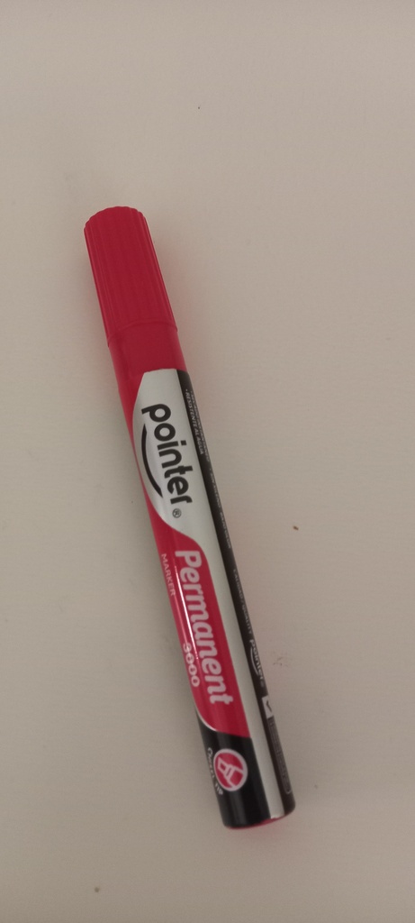 Marcador Permanente Rojo (POINTER)