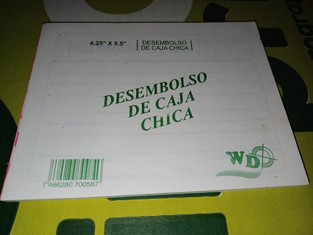 Desembolso Caja Chica-AR