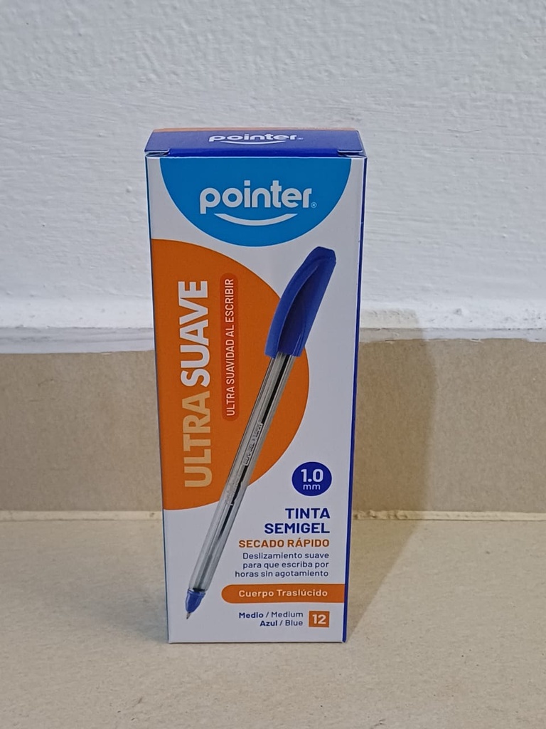BOLIGRAFO AZUL 1.0mm POINTER