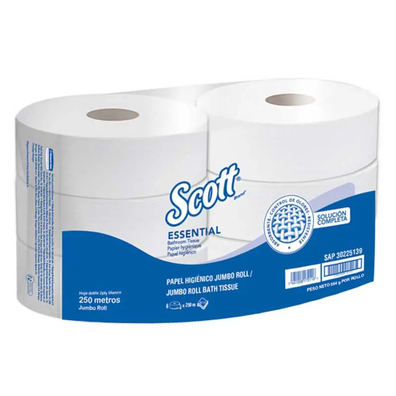Papel Higiénico Essential Jumbo 820' 6/1 (KLEENEX)