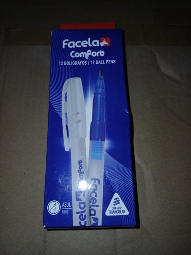 BOLIGRAFO AZUL 1.0mm FACELA 