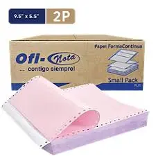 Papel Forma Continuo 9.5x11 P2 Jumbo (OFI-NOTA)